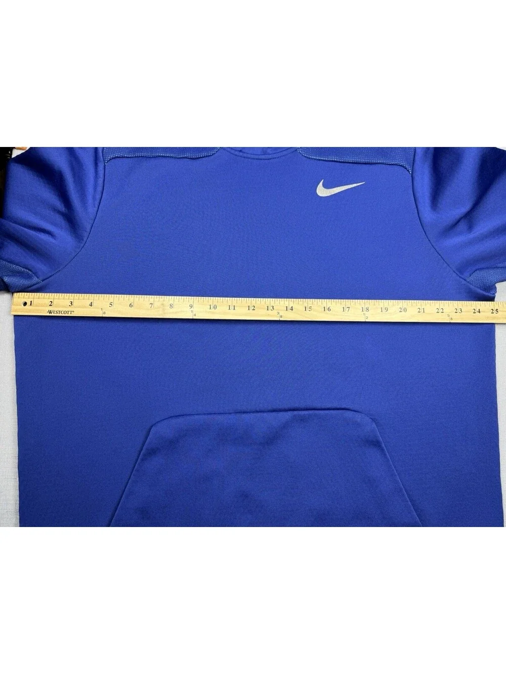 Nike Therma-FIT Pullover Hoodie Mens XL Blue Volt Fleece Athletic Swoosh